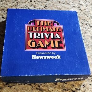 Vintage The Ultimate Trivia Game Newsweek Premium 1984 sealed card not played